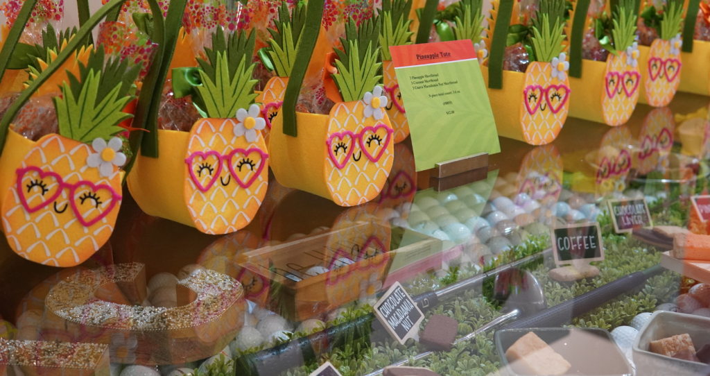 tantalizing array of sweet treats at Big Island Candies, Hawaii